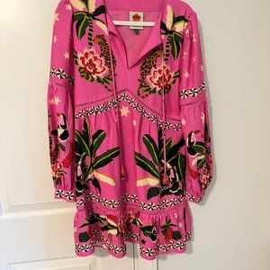 Farm Rio Pink Dress Size Small